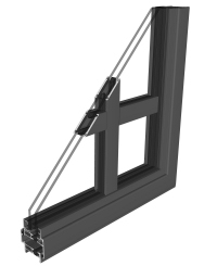Horizontal Butted Astragal Bars